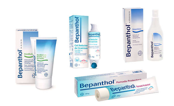 bepanthol cremas