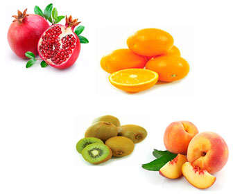 frutas con vitaminas y antioxidantes