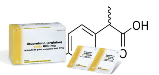 propiedades de ibuprofeno arginina